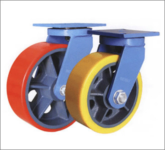 加重脚轮的用途及特性：重型脚轮，1-15吨重型脚轮